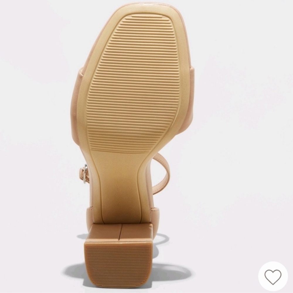 A New Day Women's Tan Shelly Ankle Strap Heel Memory Foam Insole Size 11 - Picture 4 of 6